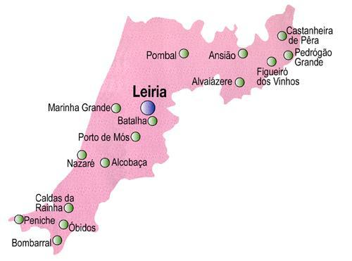 Distrito de Leiria | Mapa