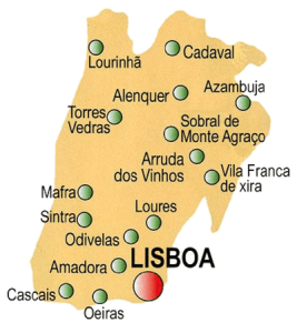 Distrito de Lisboa | Mapa